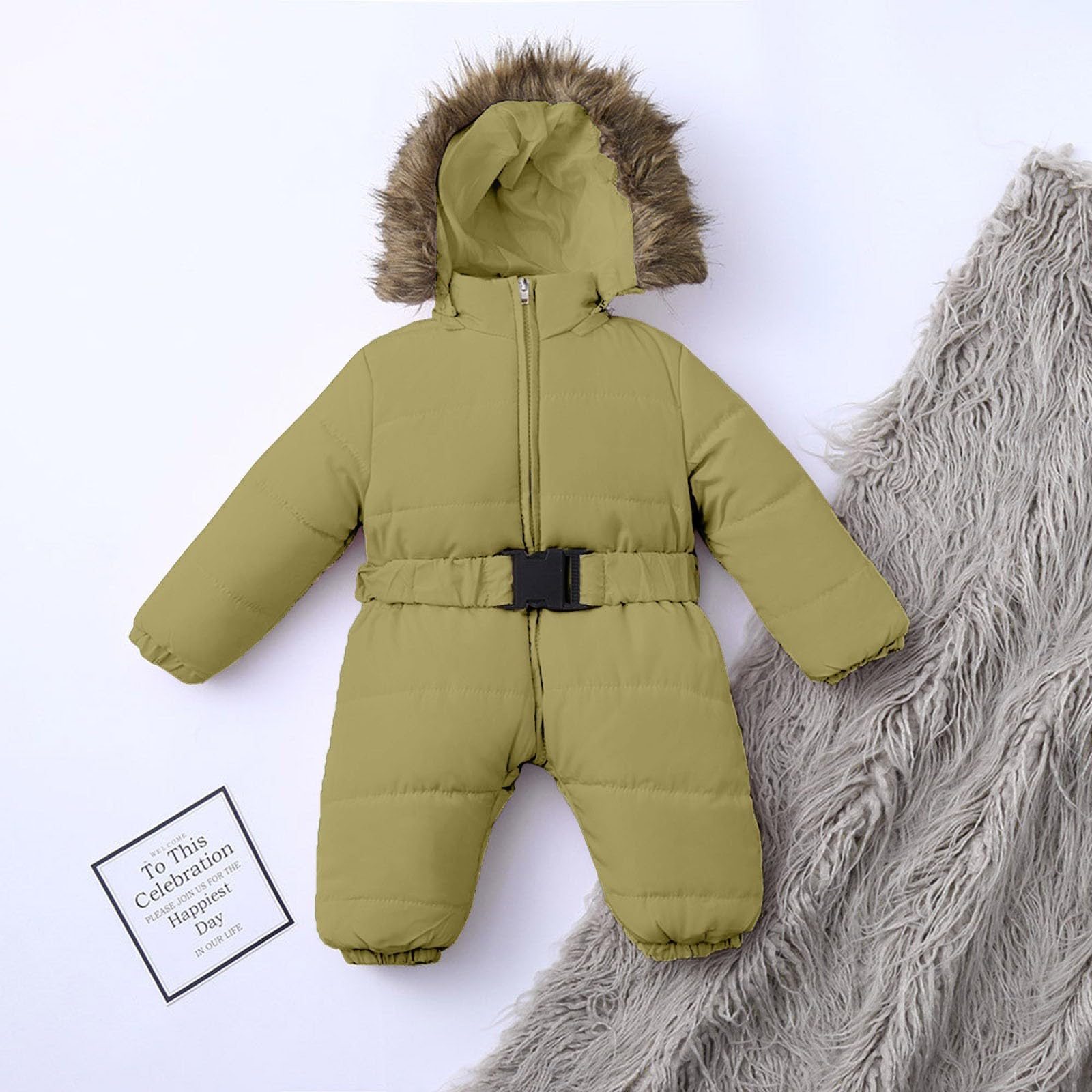Tuta Neonato Bambino Tuta Neve Calda con Cappuccio Piumino Pagliaccetto Imbottito Giacca Neve Abbigliamento Esterno Invernale Autunno Bambina Comodo