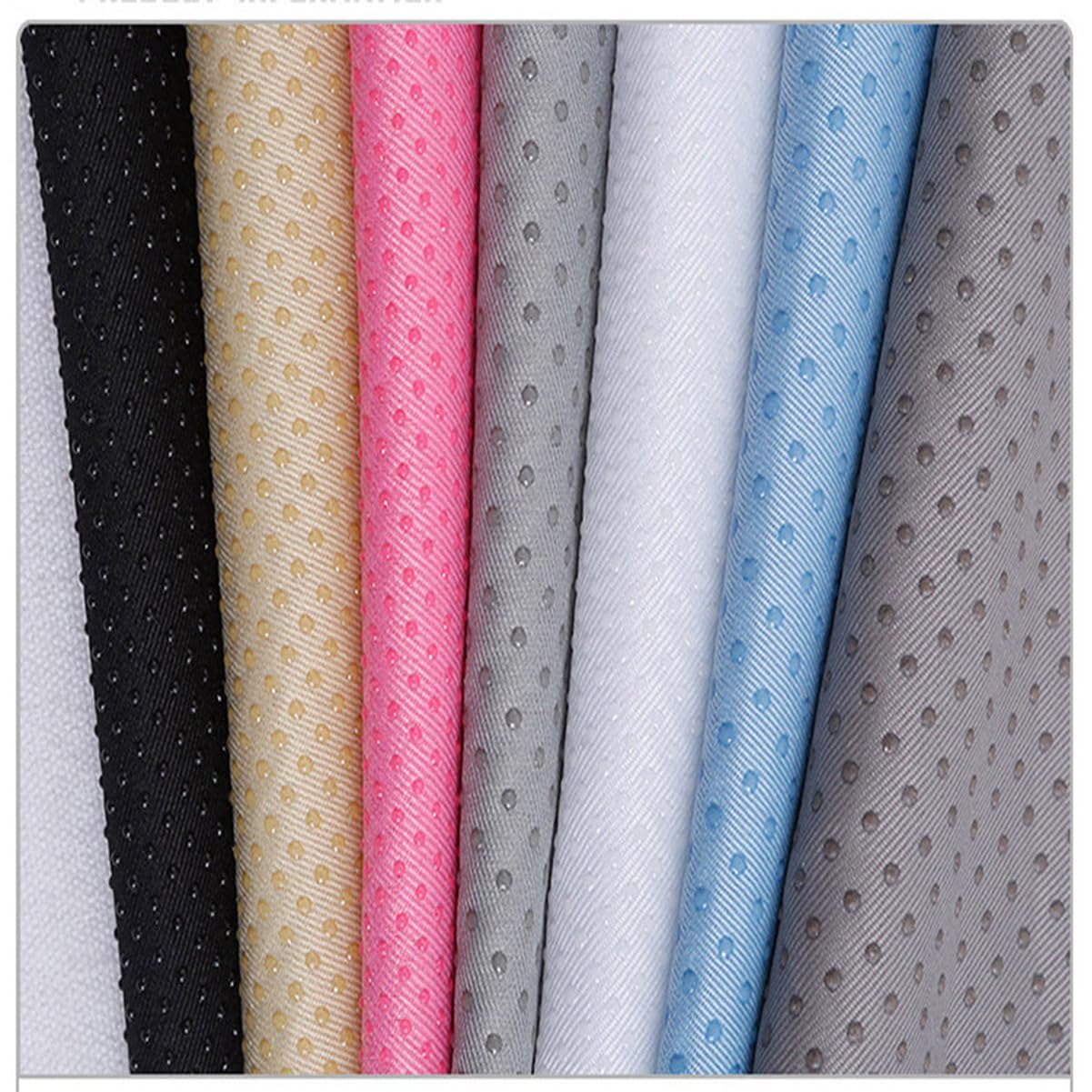 Tissu Antidérapant Noir 150cm De Large - En PVC Relief - Pour Tapis, Coussins, Sièges - Stabilise Et Empêche Le Glissement
