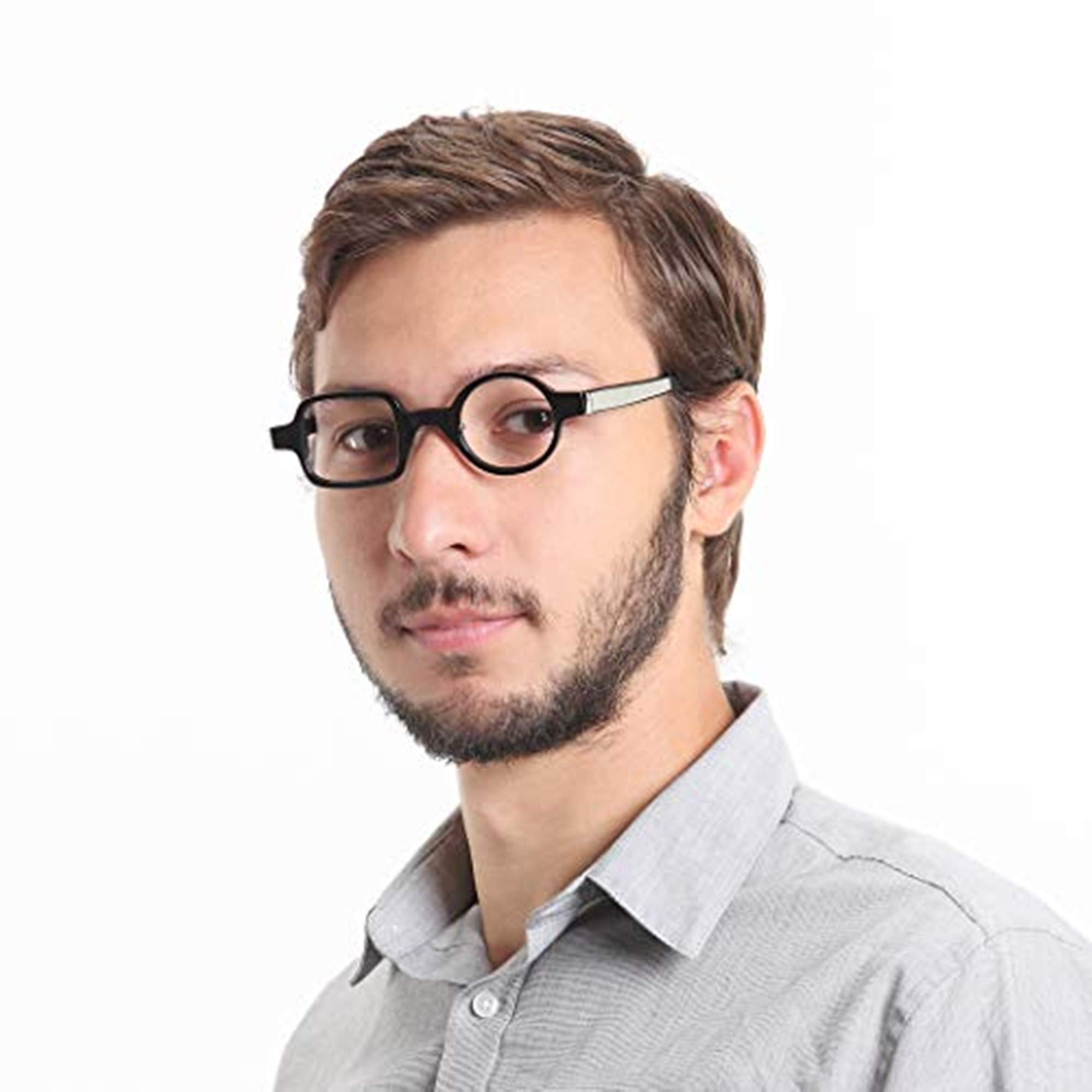 LifeArt anteojos de computadora con bloqueo de luz azul, marcos de gafas elegantes para mujeres/hombres, filtro de lente transparente, reduce la fatiga ocular