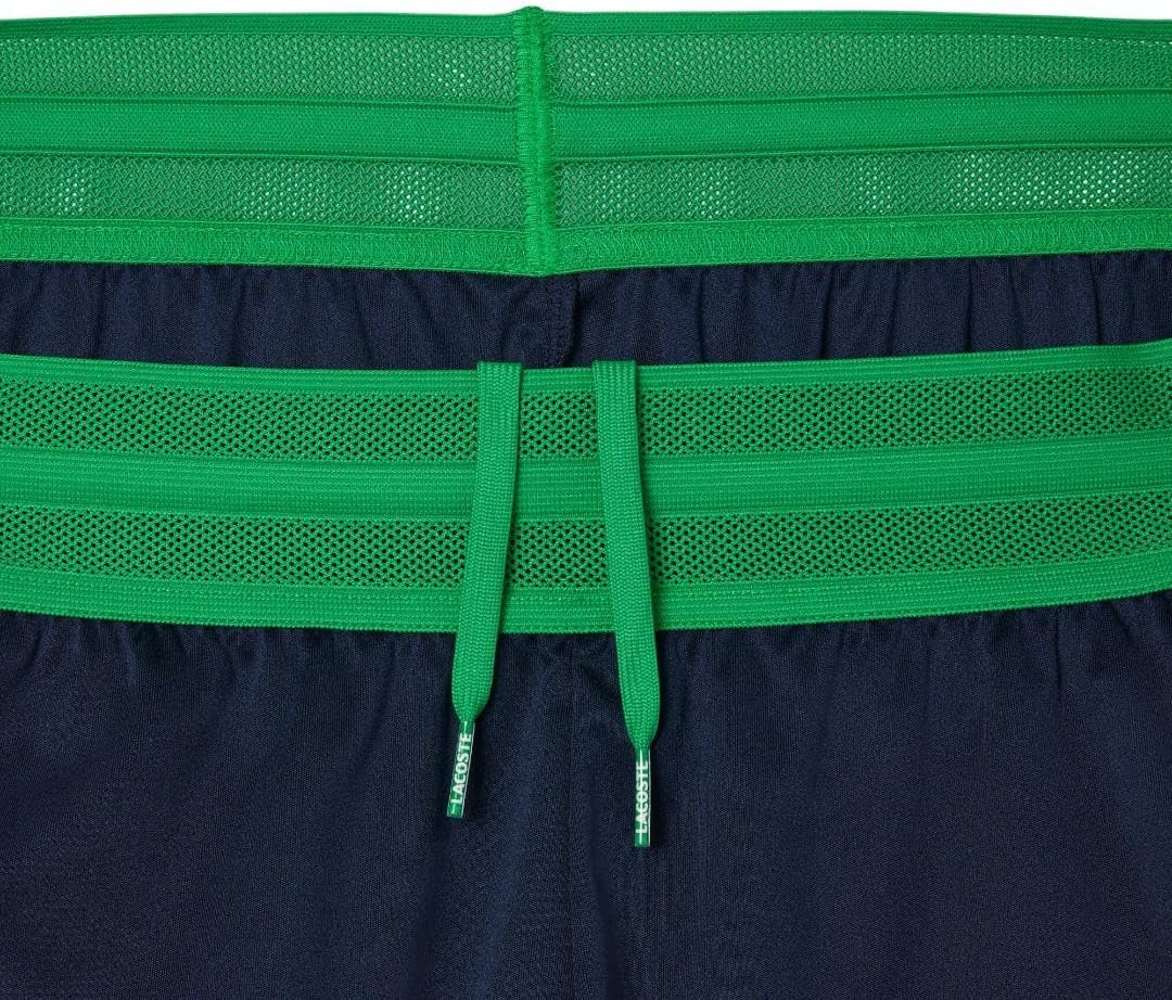 Lacoste Men's Ultra Dry Stretch Tennis Shorts, Navy Blue, XX-Large