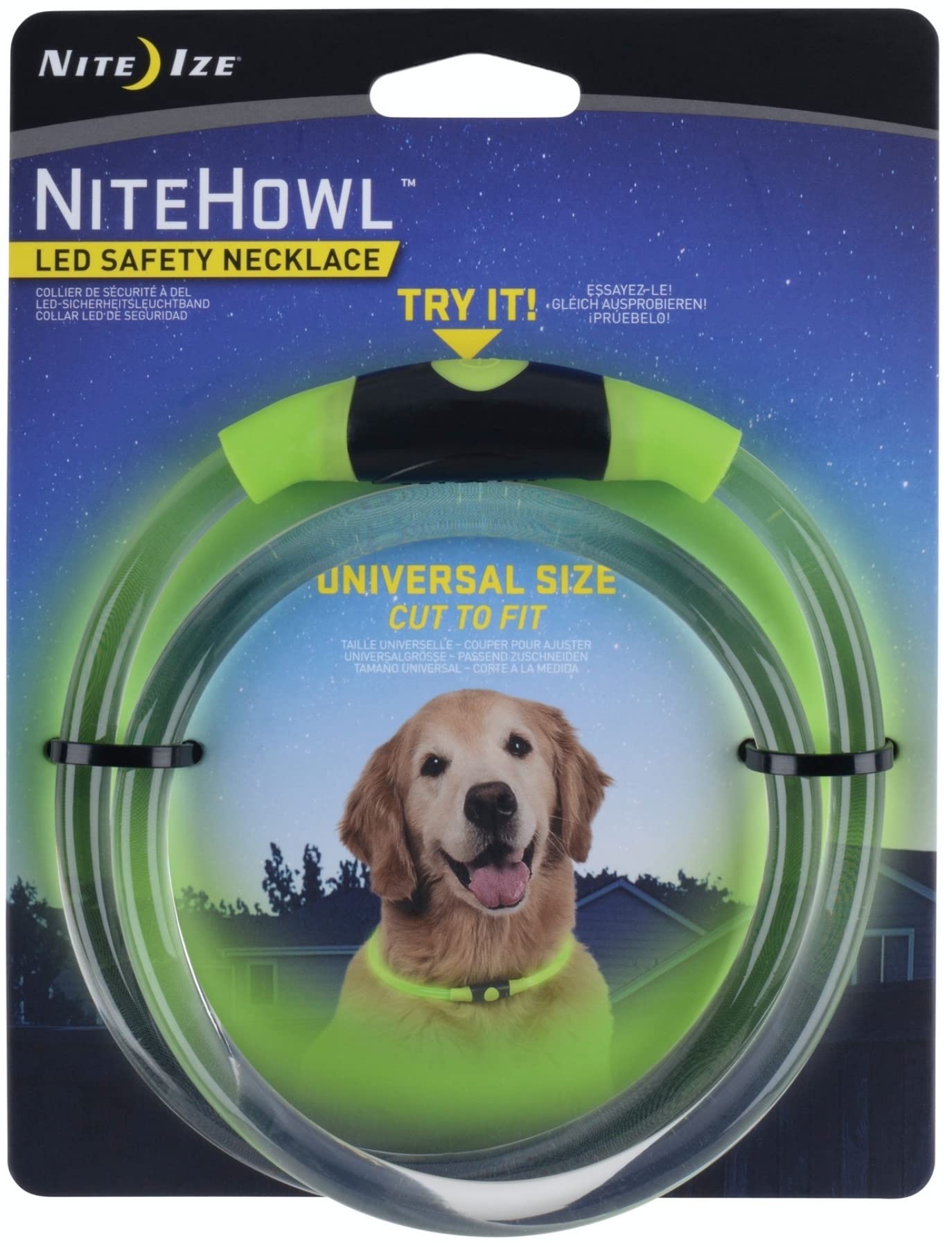 Nite Ize NiteHowl LED Safety Necklace - Green, N/A