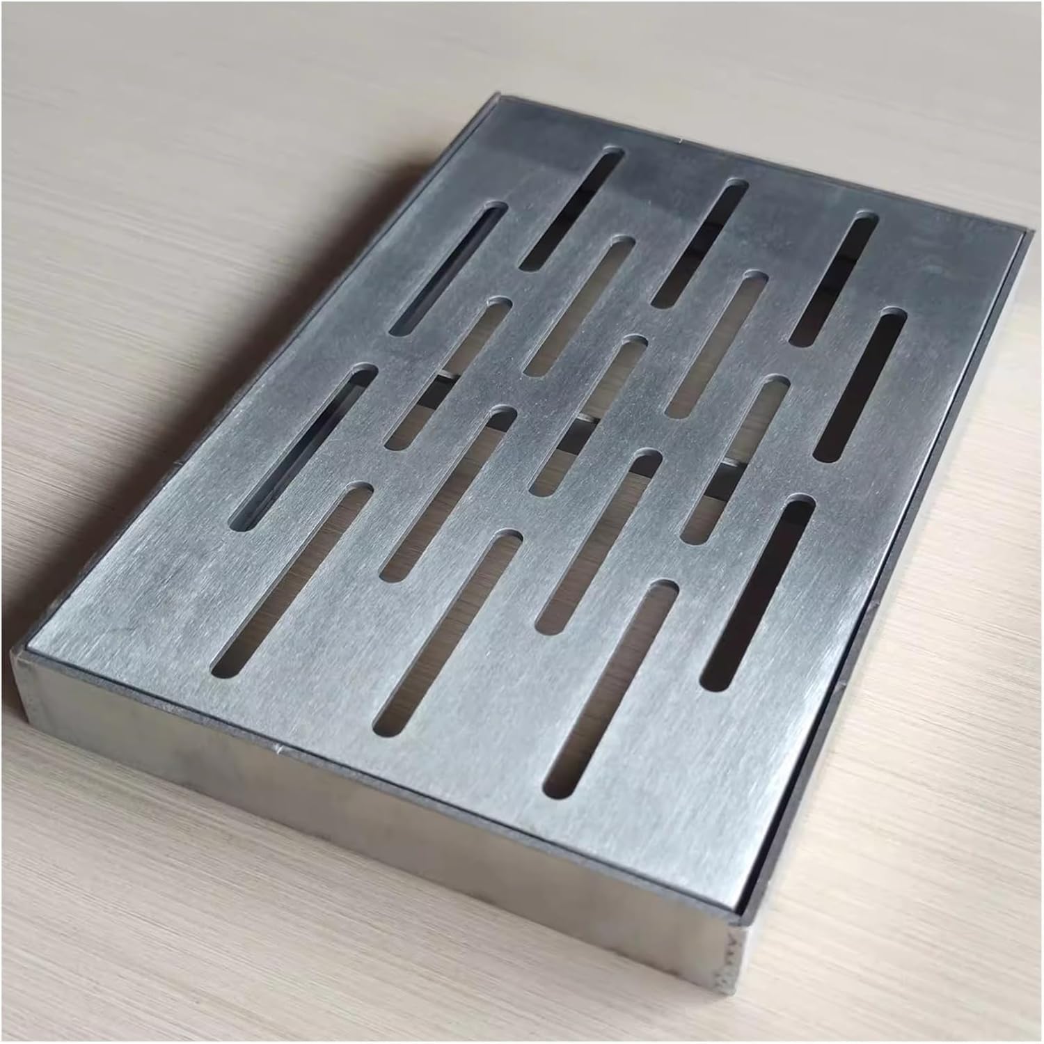 304 Stainless Steel Drainage Trench Cover, Floor Drain Strainer, Channel Drain Grate for Walkways/Garage/Parking/Porch(40 * 60 * 3cm)