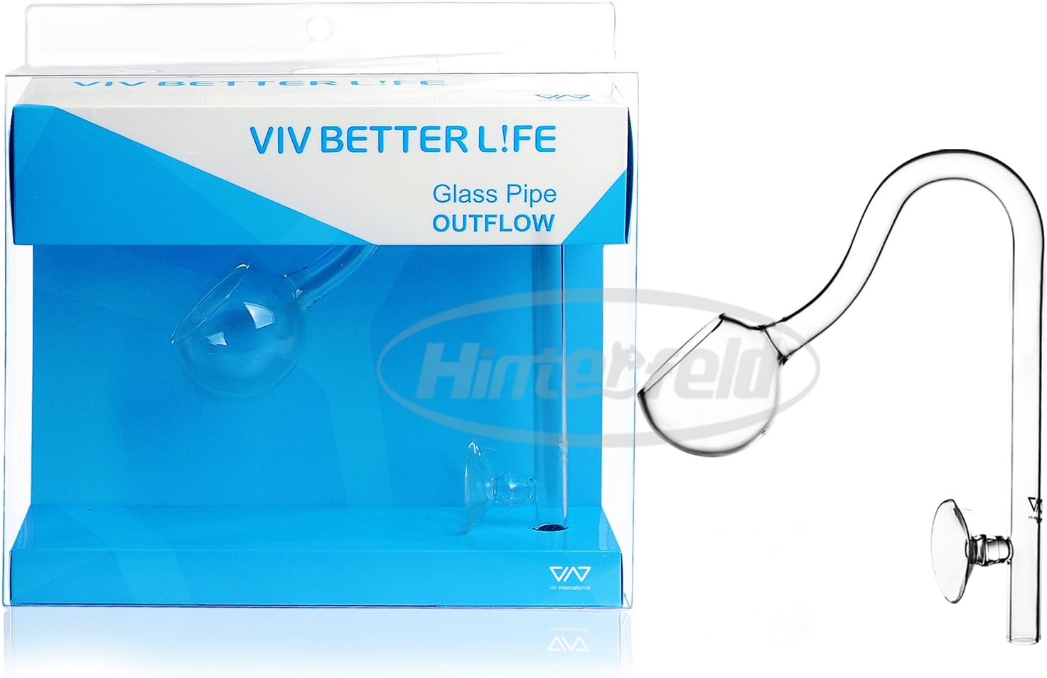 VIV Plant Aquarium Filter Outflow Glass Ball Lily Pipe 13mm