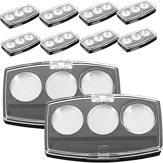 Paletas vacías de sombra de ojos para práctic...