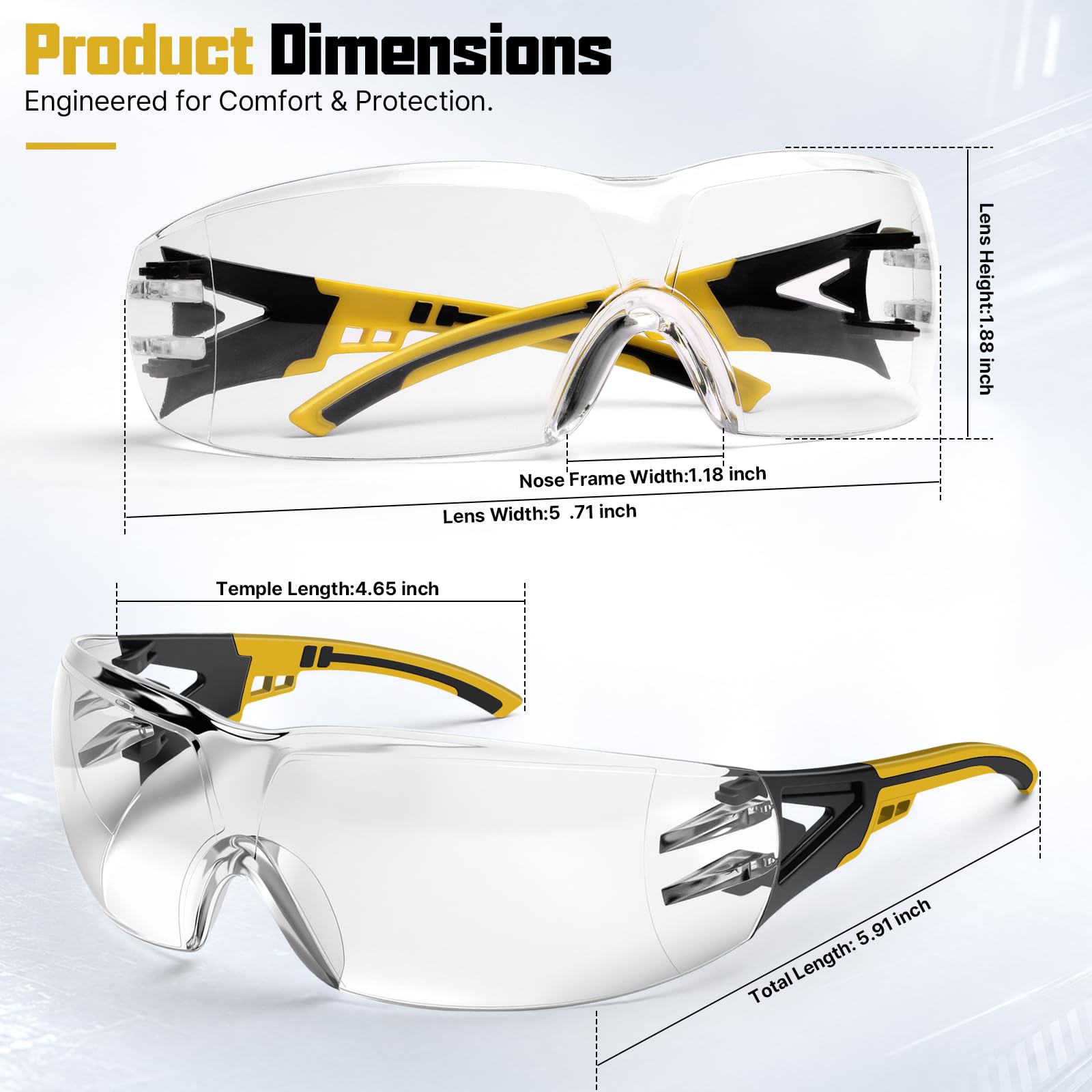 Bulk Safety Glasses - UV Protection -2