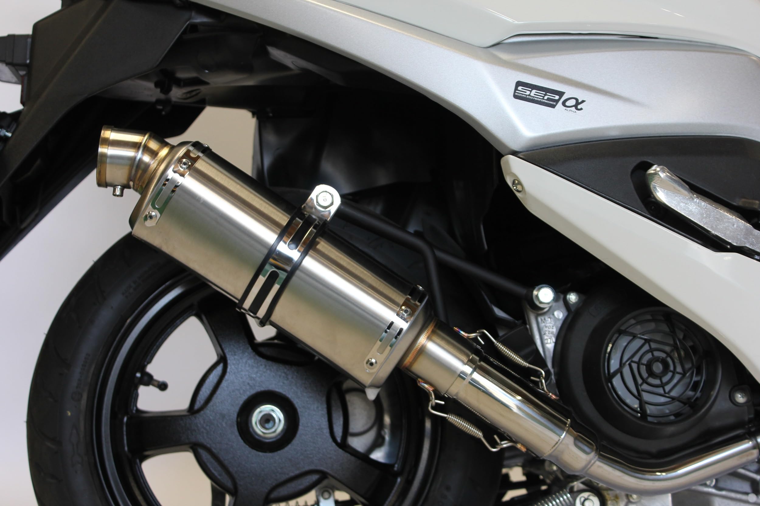 専用HMSバーグマンストリート125EX 8BJ-EA23 S346 マフラー バーグマン HMS バーグマンストリート125EX バイクマフラー 8BJ
