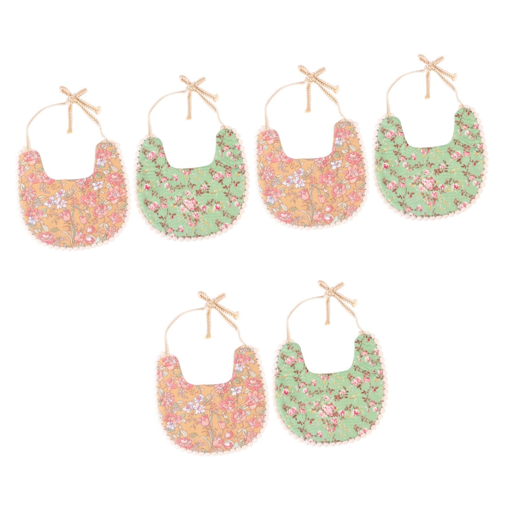 Abaodam Lot De 3 Bavoirs En Coton Doux Et Léger Pour Bébé Lot De 3 Pour Les Poussées Dentaires Pour Garçons Et Filles 2 Pièces X 3