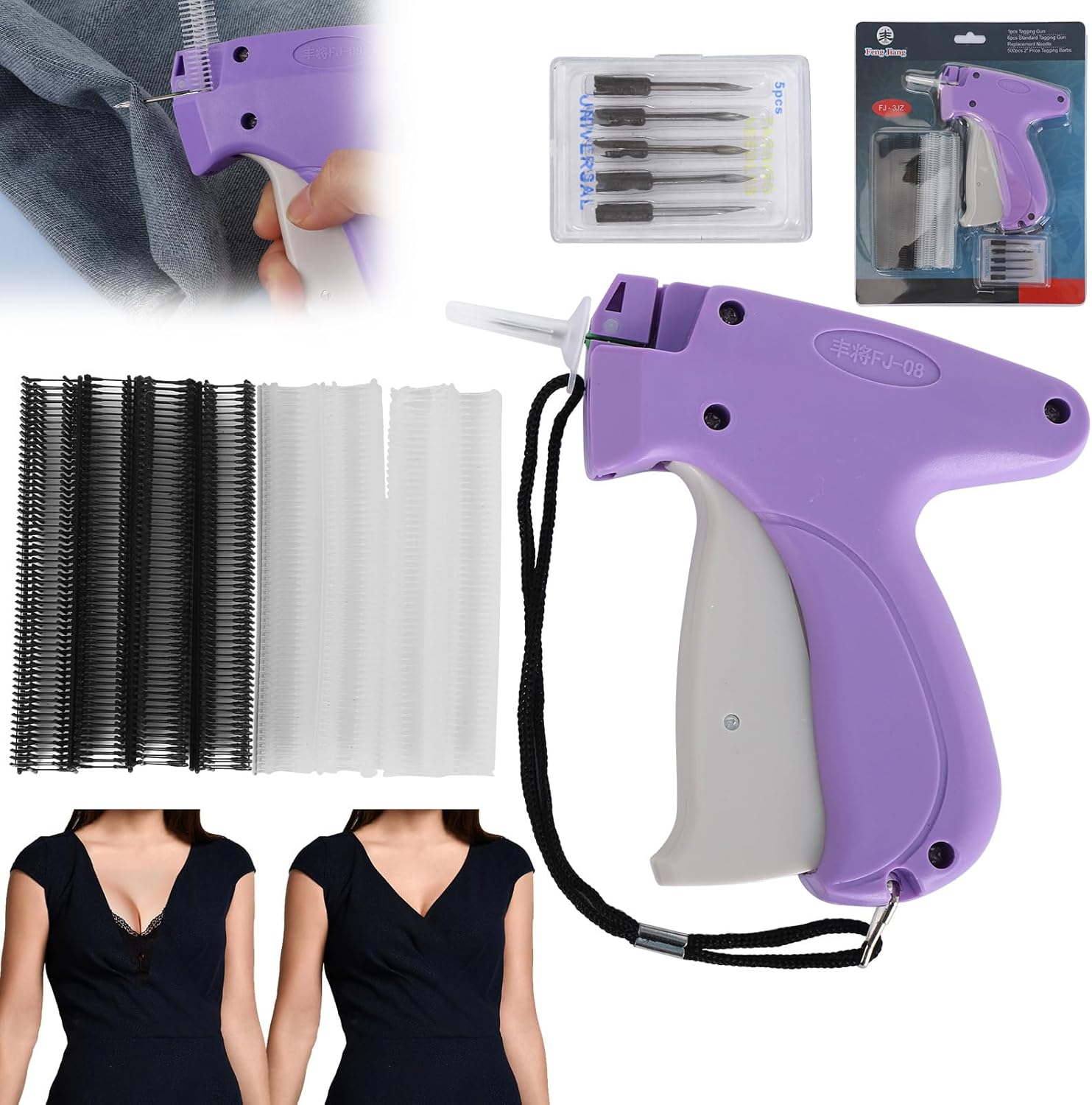 Pistola Per Cucire Rapida Stitchy - Con 5 Aghi E 1500 Elementi Di Fissaggio - Foto 2