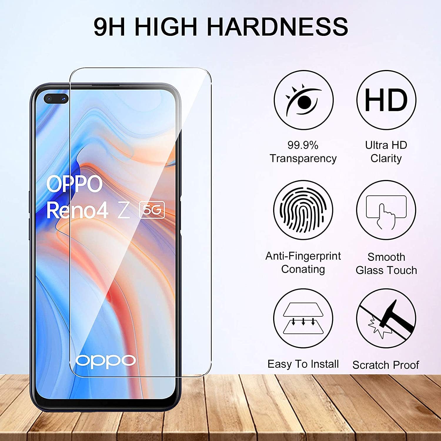 iVoler 3 Pezzi Copertura Completa Pellicola Protettiva in Vetro Temperato per Honor 50 Lite/Nova 8i / Oppo Reno 4Z 5G / Realme GT Neo 3T / Realme GT Neo 2 / Realme GT 2