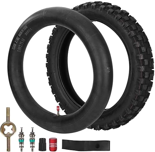 Miniatura 8 de Neumático de motocicleta 70/100-17 2.50/2.75-17 y tubo interior todoterreno apto para Coolster TaoTao 110cc 125cc 140cc QG-214 X-M125 125cc C70 CL70