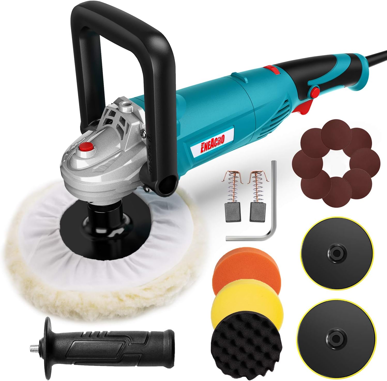 Polisseuse lustreuse machine à polir rectifieuse 21V 7000 r/min +set pour Makita