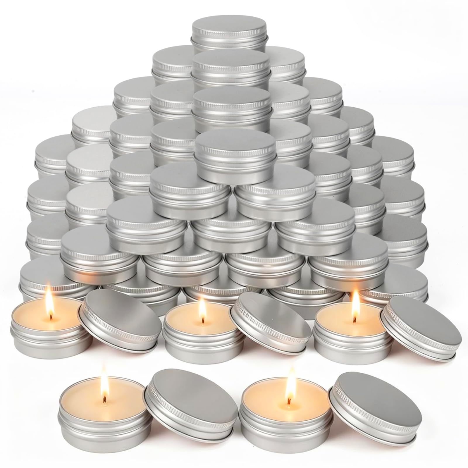 Veiuwa 100 Pcs 1 Oz Mini Vanilla Scented Soy Candle Set,Wedding Favors for Guests Bulk 100,The Quantity of Multiple Sets Meets Your Needs for Wedding