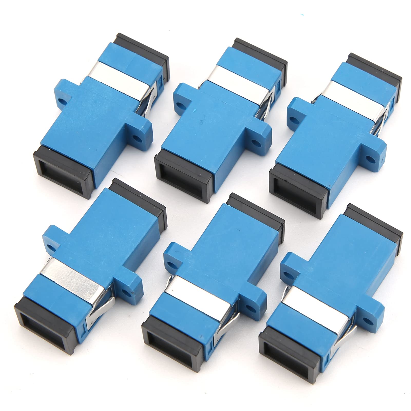 Acoplador SC-SC Fibra Óptica 50 Piezas Brida Simple Adaptador Conector Industrial