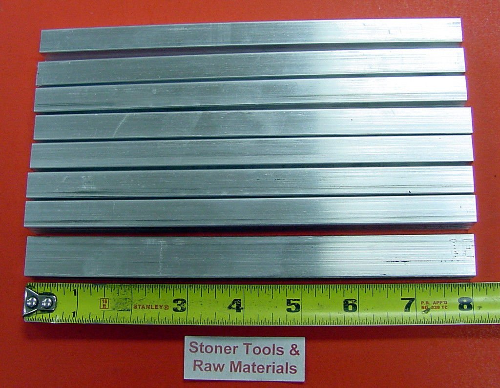 4 Pieces 3/8 X 4 ALUMINUM 6061 FLAT BAR 24 Long T6511 .375 Plate Mill Stockf