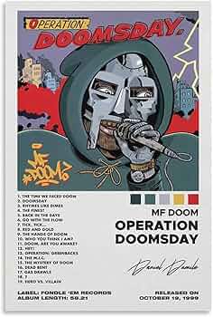 M.i.C MF DOOM POSTER ポスター L FACE M.i.C MF DOOM POSTER ポスター