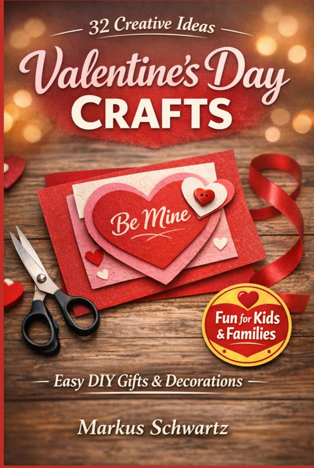 32 VALENTINE DAY CRAFT: Easy, Fun Valentine’s Day Craft Ideas for Kids, Families, and Adults: Create Meaningful Memories with DIY Gifts, Home Décor, and Classroom Projects