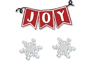 Brighten Your Life with Gleaming Winter Snowflakes: A Set of 3 Joyous Christmas Banners