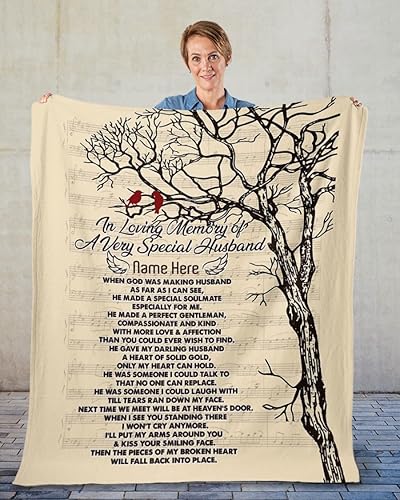 Miniatura 2 de 105Centuria Fakir Shop Piece of My Broken Heart Will Fall Back Into Place - Personalizar, manta, regalo conmemorativo, recuerdo, pérdida de familia,