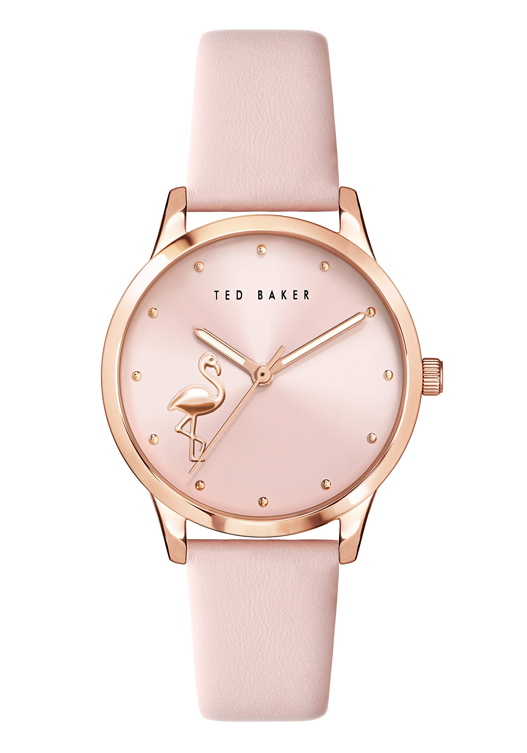 Ted Baker34 mm Fitzrovia Flamingo 3-Hand Watch