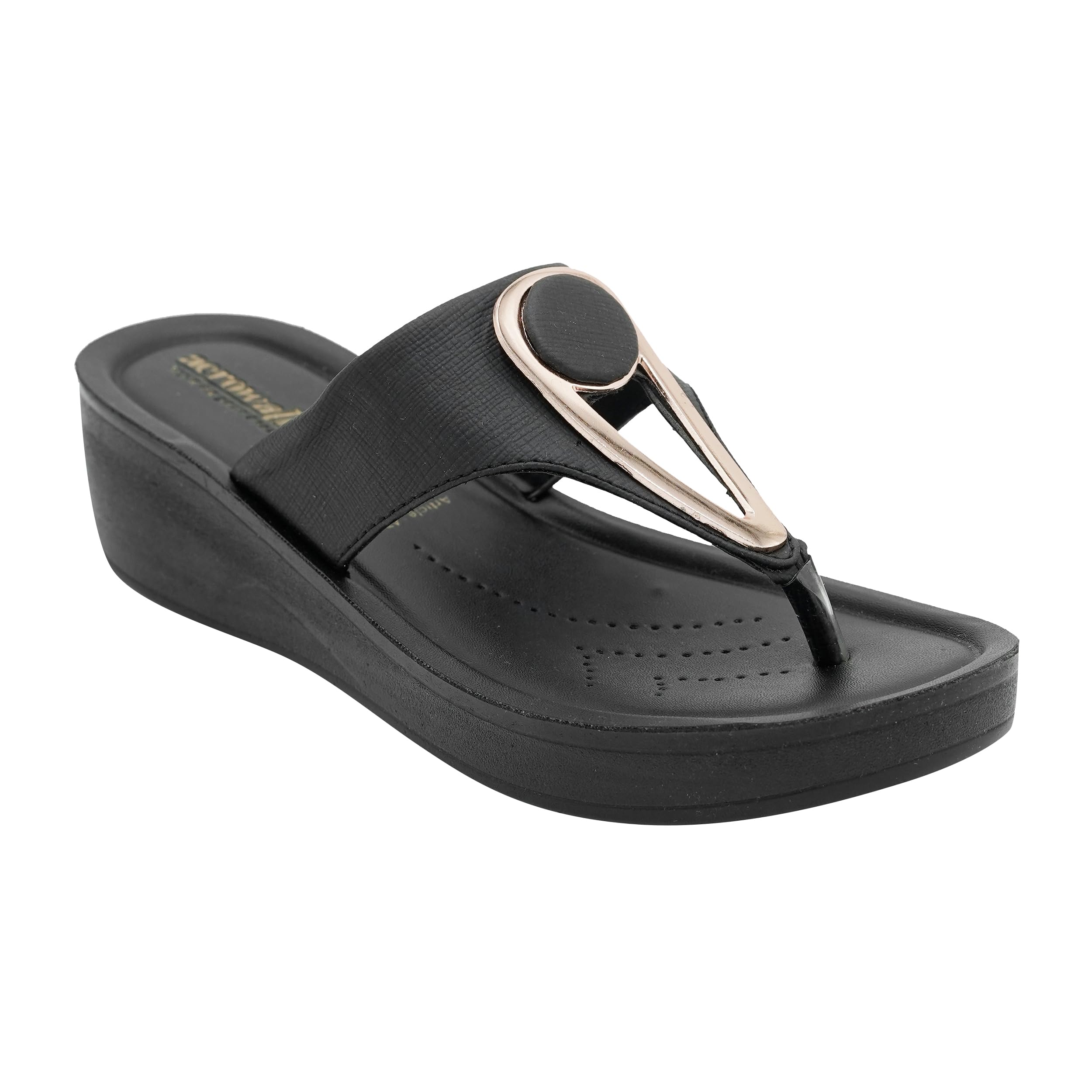 Flip Flop Stylish Fashion Sandal/Slipper for Women | Comfortable | Lightweight | Anti Skid | Casual Office Footwear (AT67)-image-15