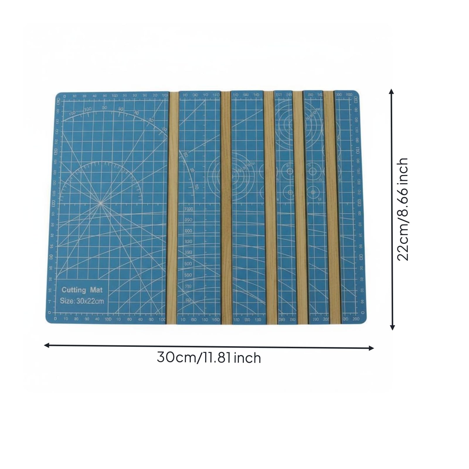 Tavola da Taglio Artigianale Pvc Tavoletta Mat Tappetino Righello Autorigenerante Superficie Liscia per Materiali Hobbistici Carta Pelle Tessuto con