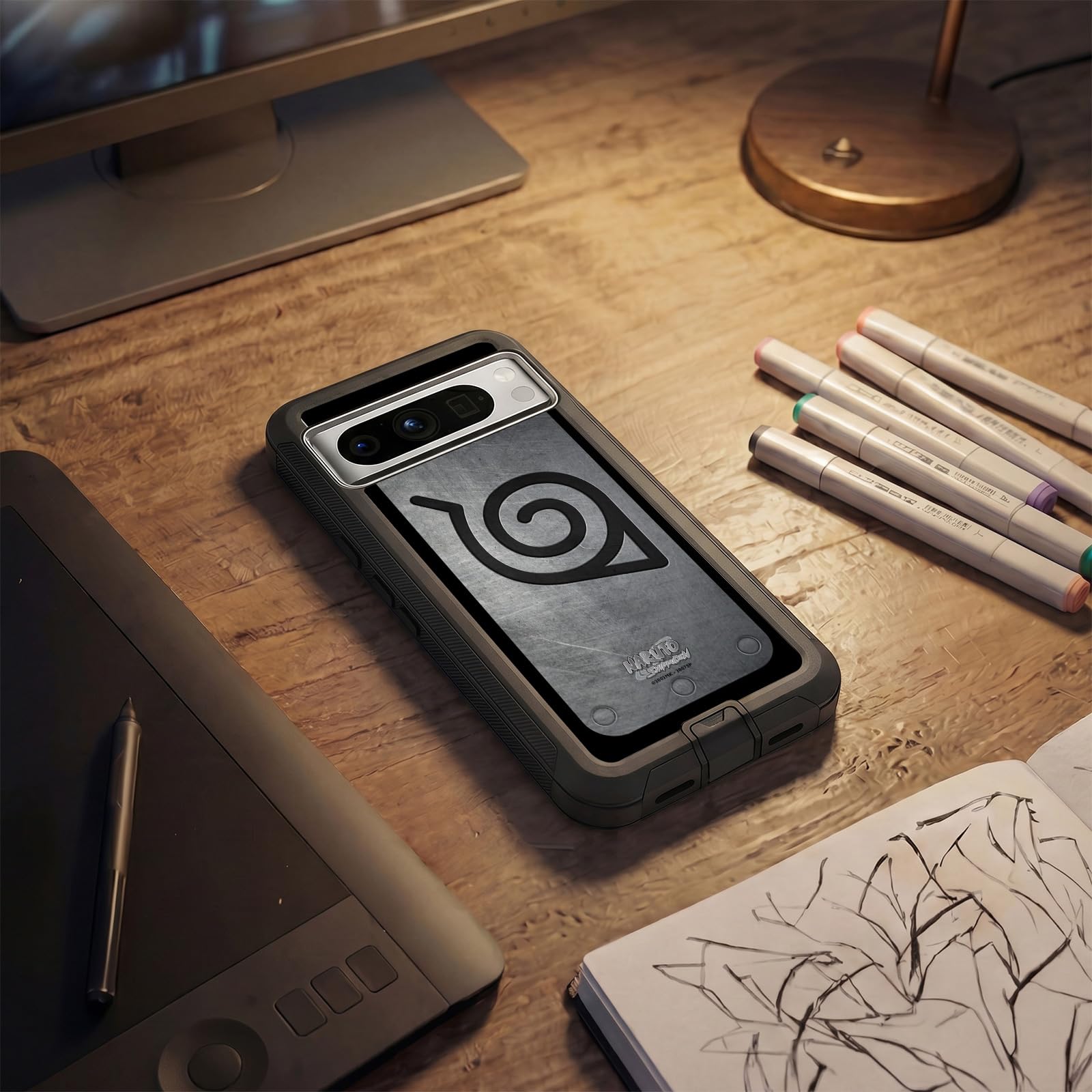 Head Case Designs sous Licence Officielle Naruto Shippuden Bandeau d'Konoha Iconique Étui Antichoc Ultra-Blindé Compatible avec Google Pixel 8 Pro