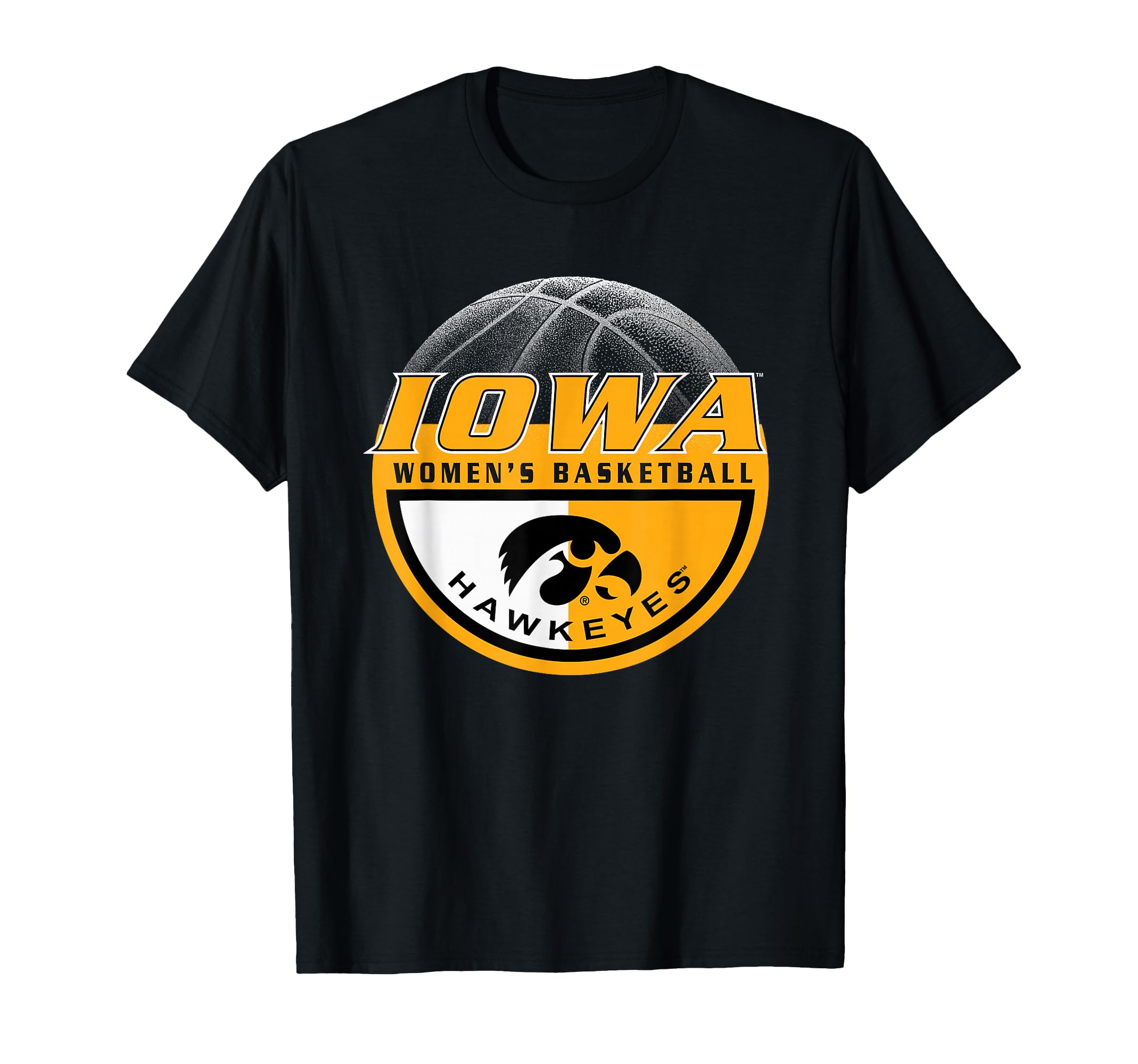 Iowa Hawkeyes Women's Basketball Dunk Black T-Shirt