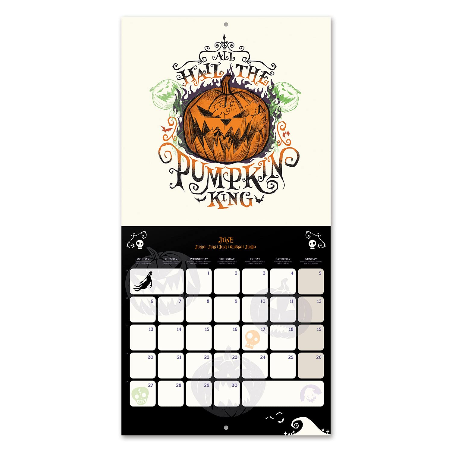 official-nightmare-before-christmas-2022-wall-calendar-january-2022