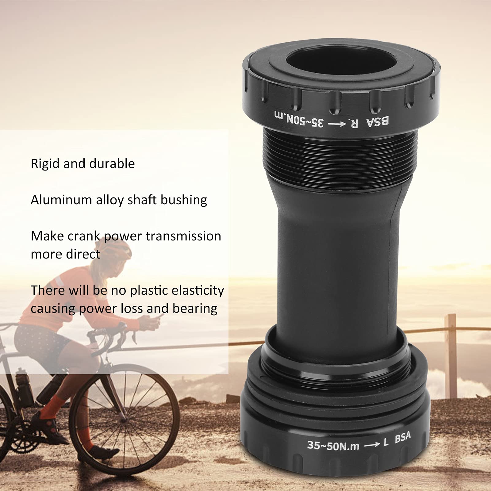 Boîtier de pédalier Edge BB52 68/73mm - Le Hollandais Vélo