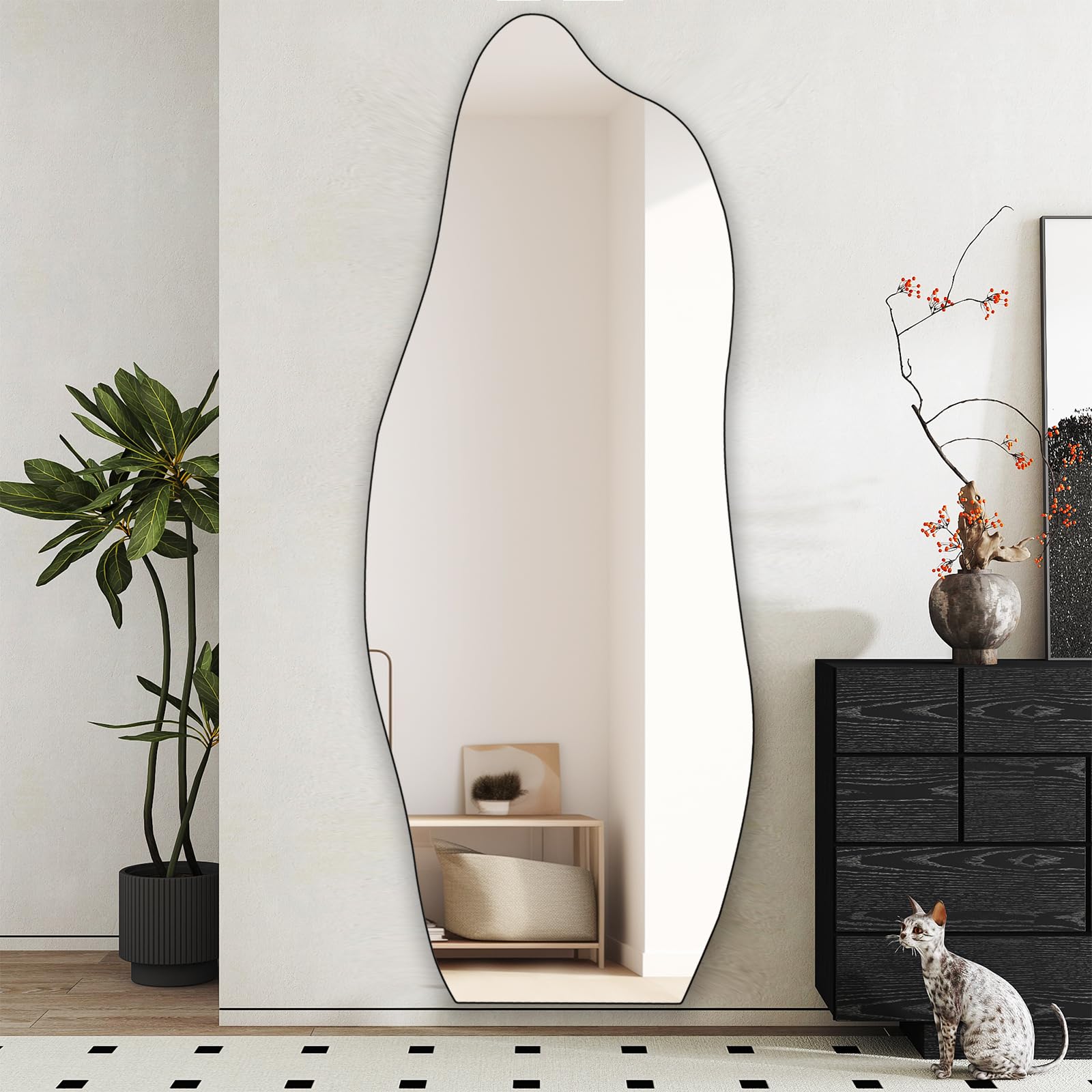 Amazon.com: Gluck Plants Full Length Mirror, Irregular