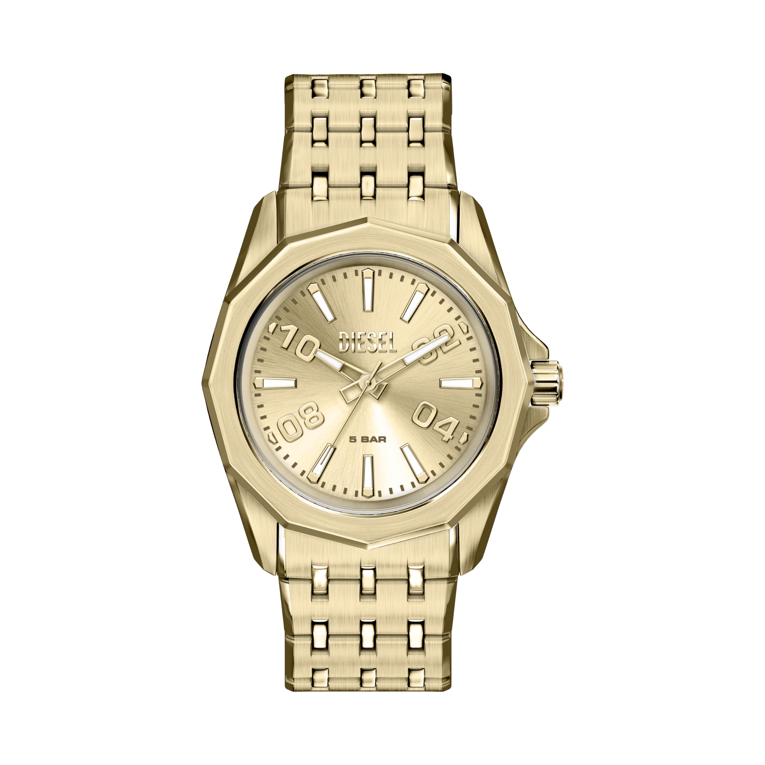 Diesel Stinger Reloj de Acero Inoxidable en Tono Dorado para Hombre, DZ2239
