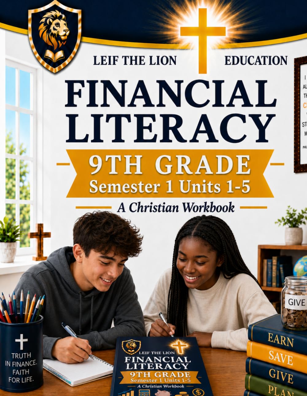 9th Grade Financial Literacy - Semester 1 (Units 1 - 5): A Christian Homeschool Workbook (Financial Workbooks - By Semesters)