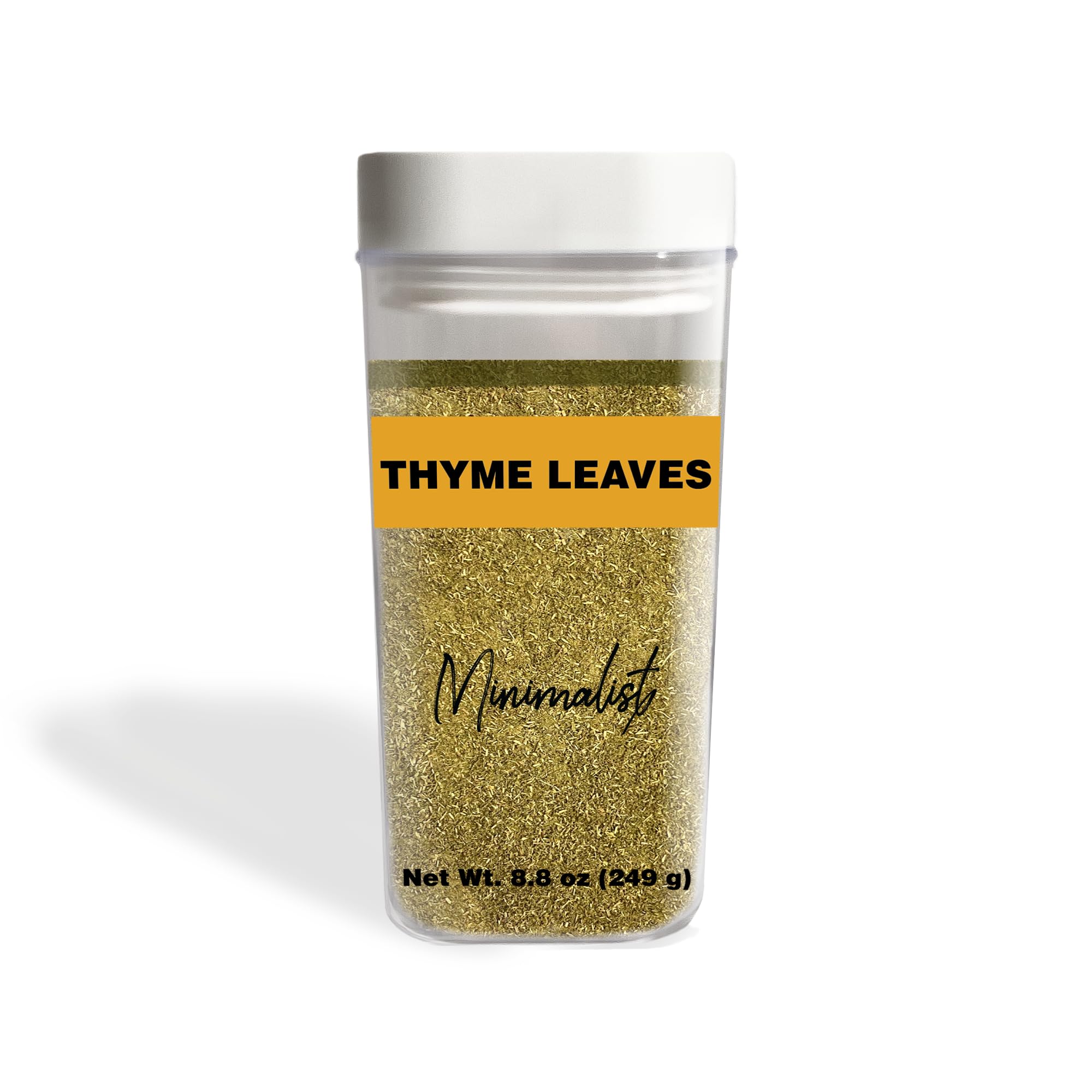 Minimalist Thyme Leaves, 8.8 oz, Fancy Cut, Cooking, Aromatic, Reusable Packaging