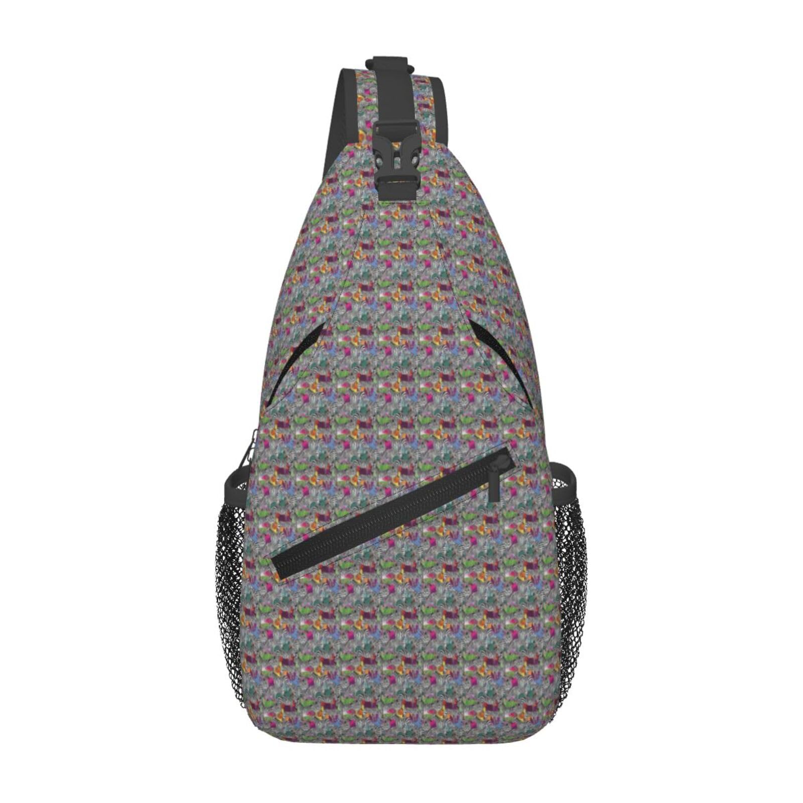 Mochila cruzada cómoda ZebraPrint para llevar todo sin cansar tu espalda 8