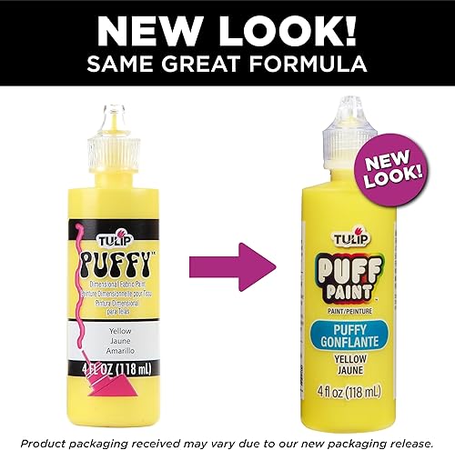 Miniatura 214 de Tulip pintura en relieve para tela 4 onzas Morado brillante