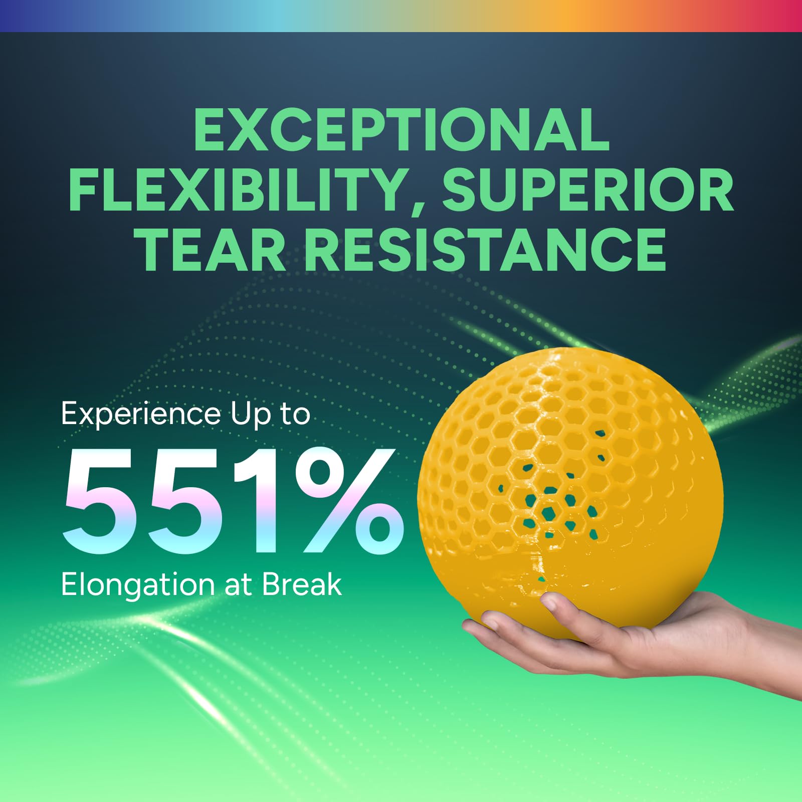 OVERTURE Filamento TPU 1kg Giallo, 1.75mm Flessibile 95A TPU Filamento per Stampante 3D, Precisione Dimensionale +/- 0.03 mm, per Stampante 3D (Giallo)