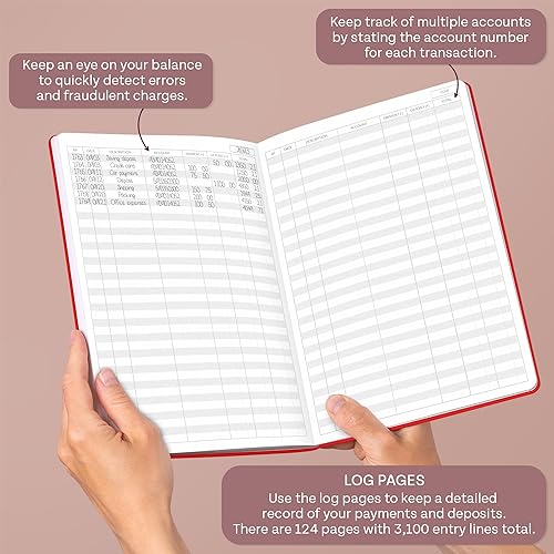 Miniatura 3 de Skyline Libro de contabilidad contable - Diario de registro columnar para uso personal y contabilidad de pequeñas empresas - Registro de gastos para