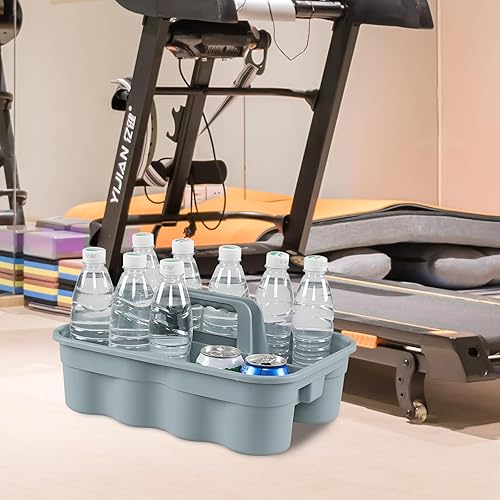 Miniatura 6 de Ramddy 4 paquetes de suministros de limpieza multiusos con asa, organizador comercial para agujeros de casa