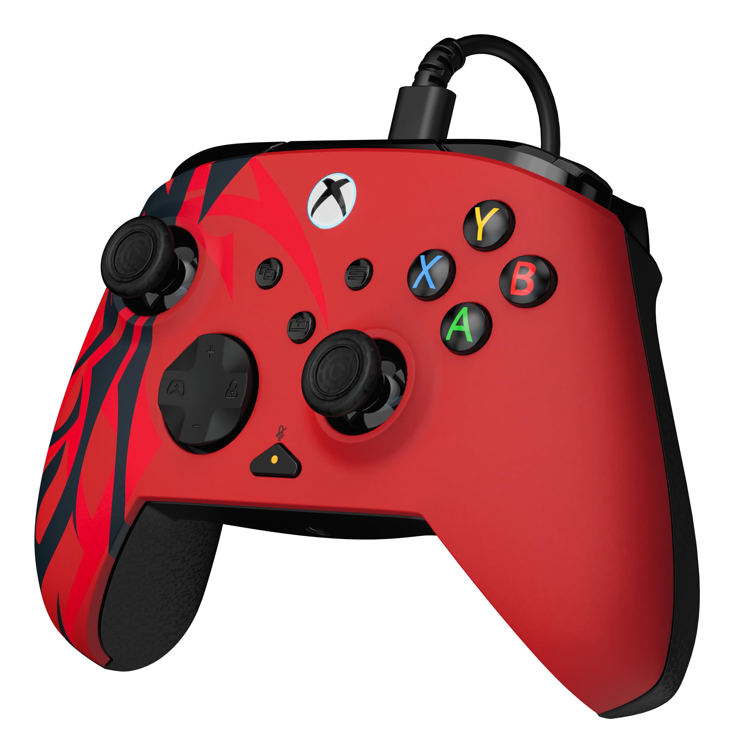 Turtle Beach Rematch Advanced Spirit Red Manette de jeu filaire - Licence Xbox Series XS, Xbox One et PC avec Boutons Programmables, Gâchettes, commandes audio et câble de 2.5 m - 5