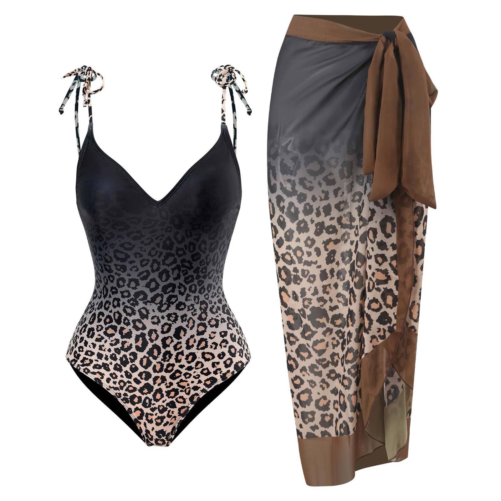 Bikini da Donna in 2 Pezzi Costume da Bagno Brasiliano Push-up con Stampa Floreale E Volant (Color : QJY81L2, Size : M)