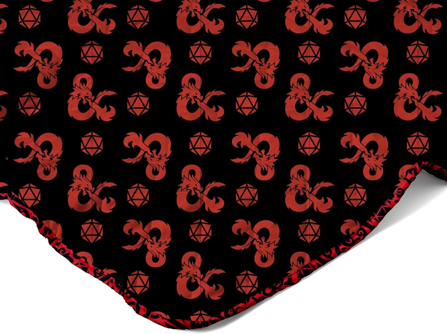 Northwest Dungeons & Dragons “Heed The Call” Twin Quilted Blanket, Cozy Fantasy Bedding for Gamers, Kids & Adults, Throw for Bedroom, Sofa, or Game Room Décor, 60 x 90 Inches
