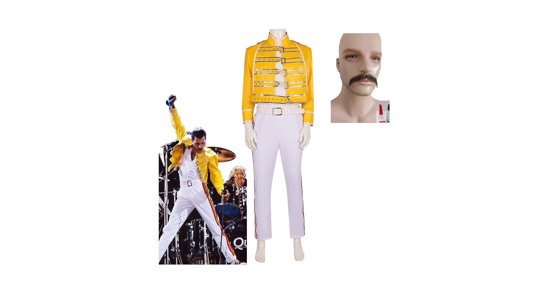 フレディ・マーキュリーコスプレ衣装 Amazon | [AAMNA] Freddie Mercury コスプレ衣装 フレディ