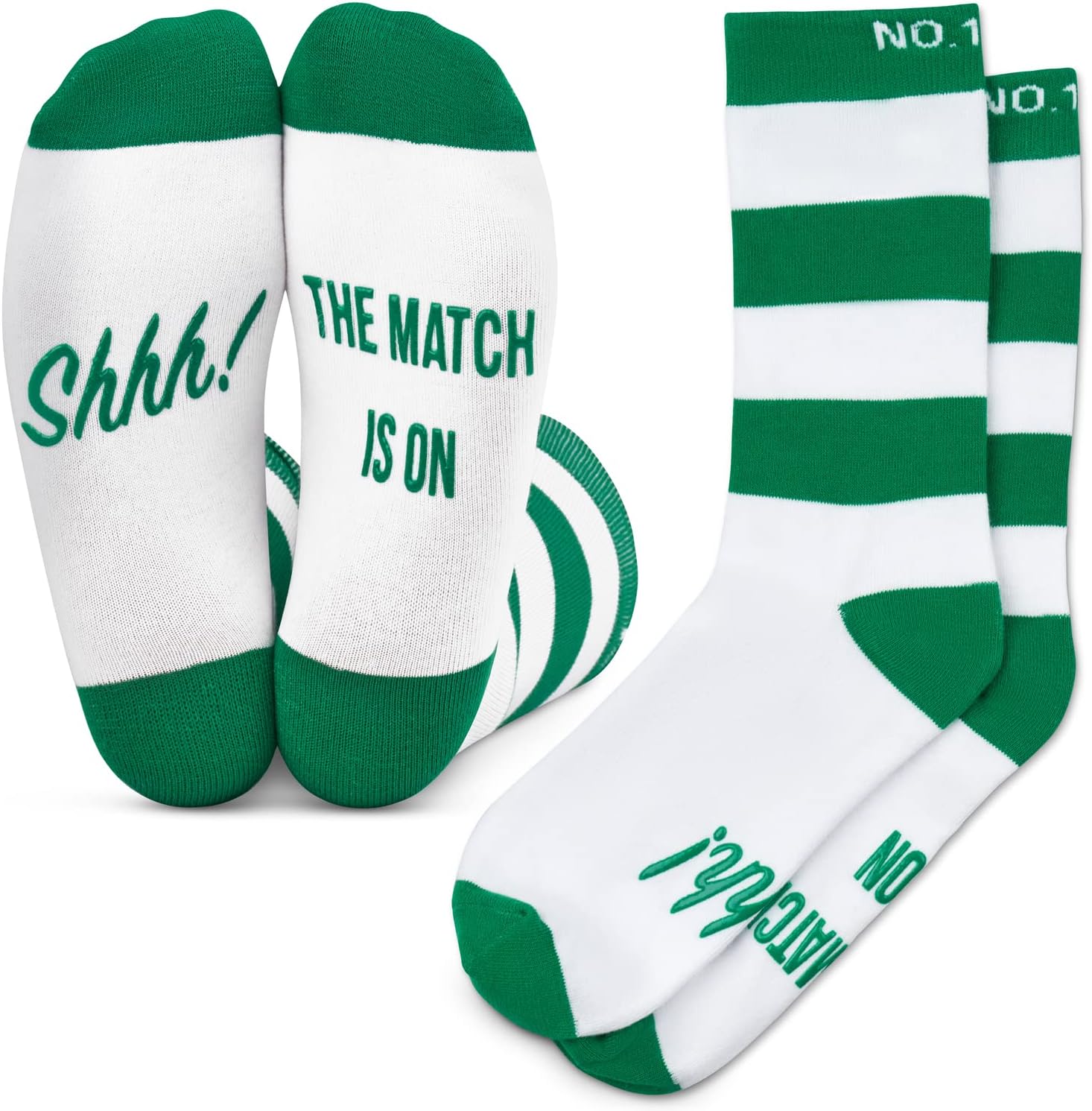Football Fan Lounge Socks - Great Gift For Football Fans - 'Shhh! The Match Is On'