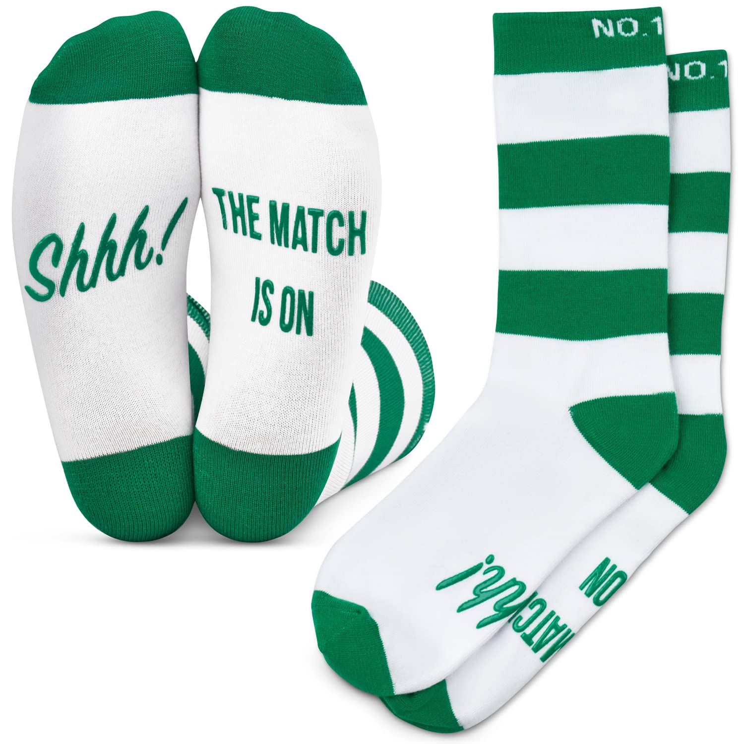 Football Fan Lounge Socks - Great Gift For Football Fans - 'Shhh! The Match Is On'