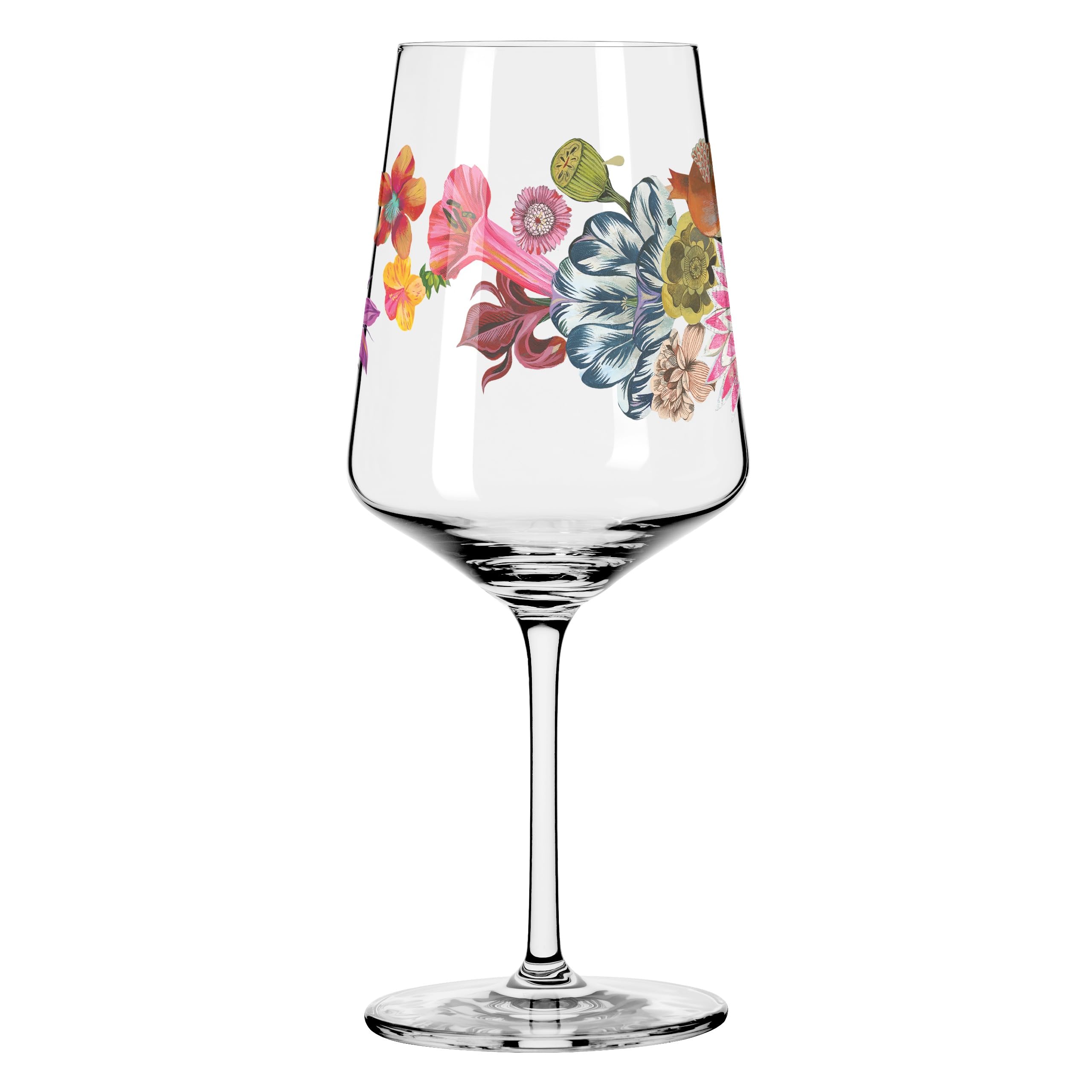 Ritzenhoff 2931019 Vaso aperitivo 500 ml - Serie Sommertau - Motivo pájaros, flores - Made in Germany