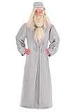 Men's Deluxe Adult Professor Dumbledore Costume - Headmaster Wizard Outfit Harry Potter Dumbledore Cosplay
