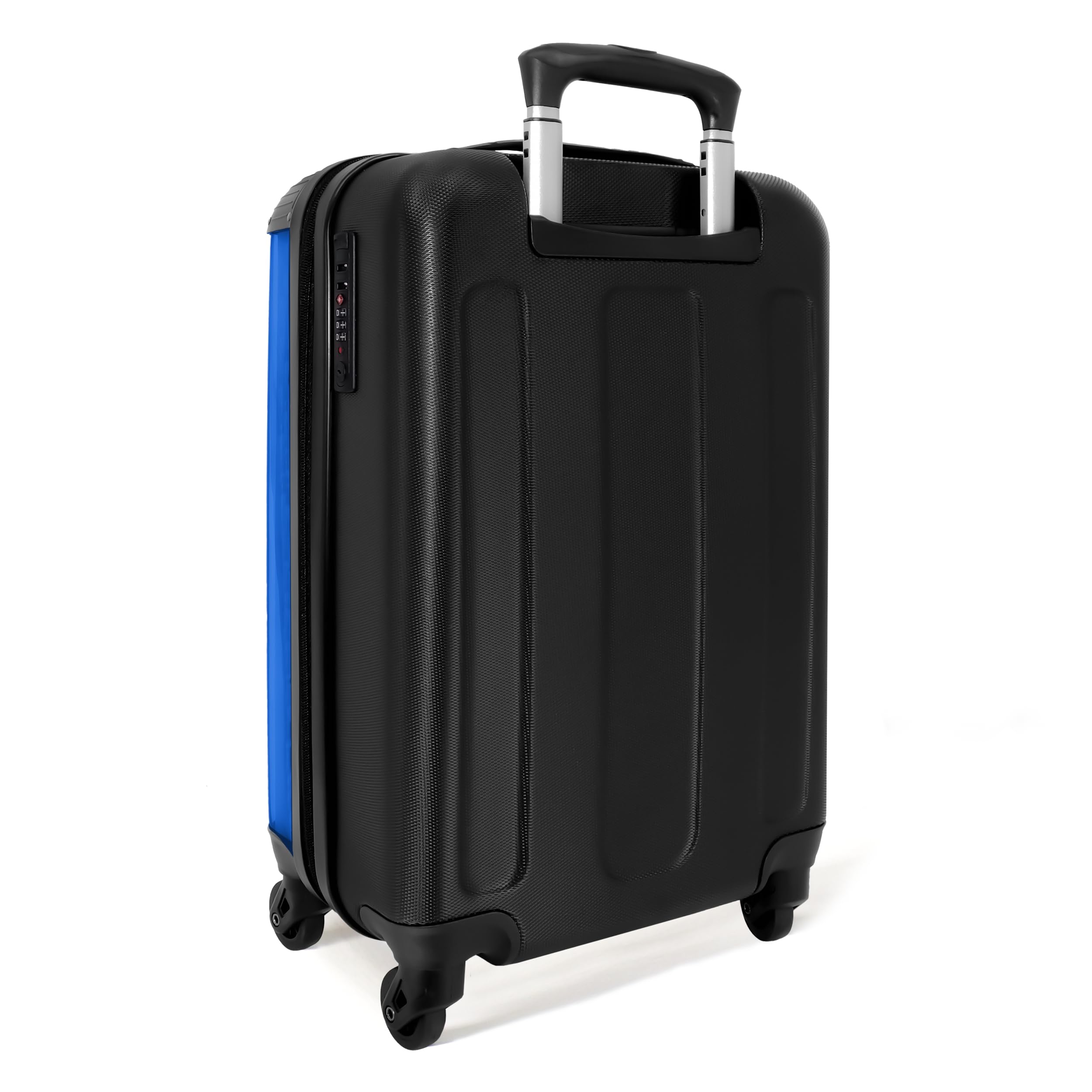 NoBoringSuitcases.com Valigia Trolley Bagaglio Personalizzabile 10 kg 55x40x20 cm (Calcio - Maglia Gara Home Italia 2022 - Blu)