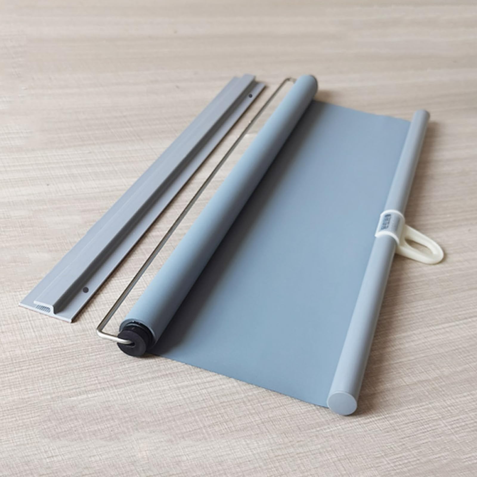 X1ngfu Spring Automatic Lift Blackout Roller Blinds,Telescopic Temporary Privacy Roller Shades,Room Darkening Rolled Up Shades With Spring,For Doors Windows,Width X Height (80Cm X 150Cm(31.5In X 59In))