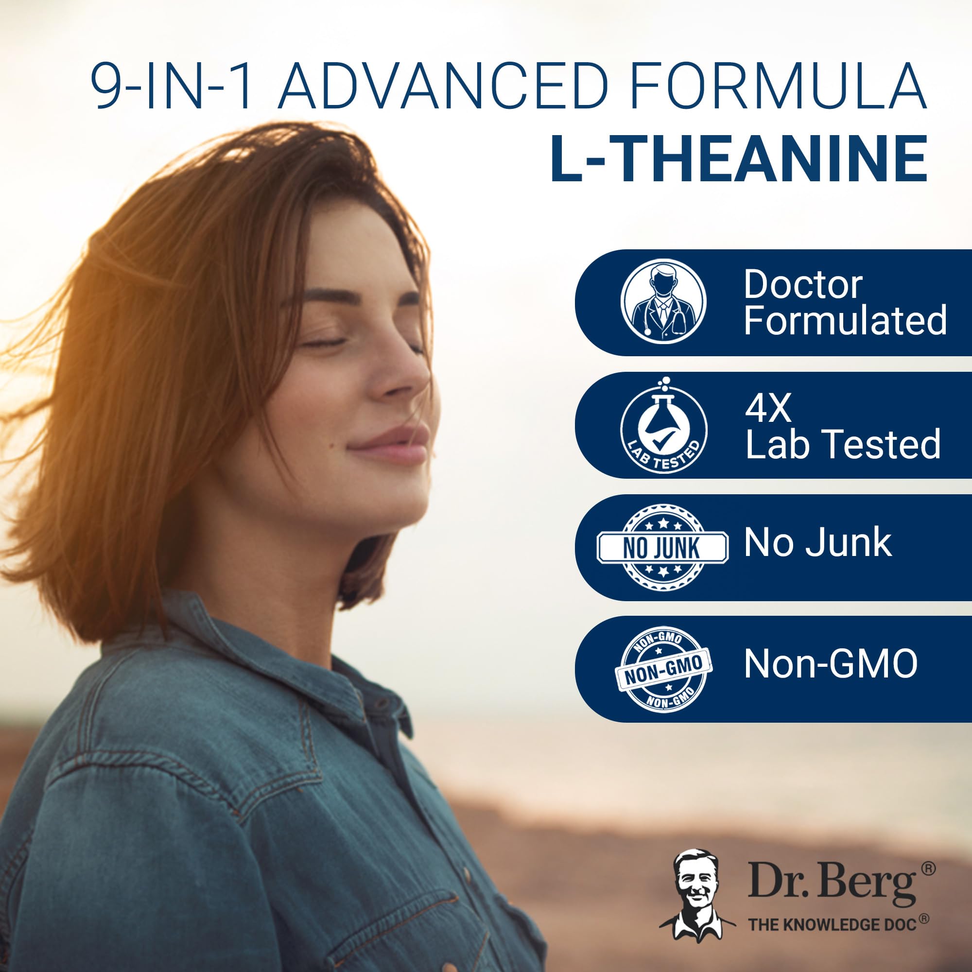 Dr. Berg L-Theanine - Soporte suprarrenal