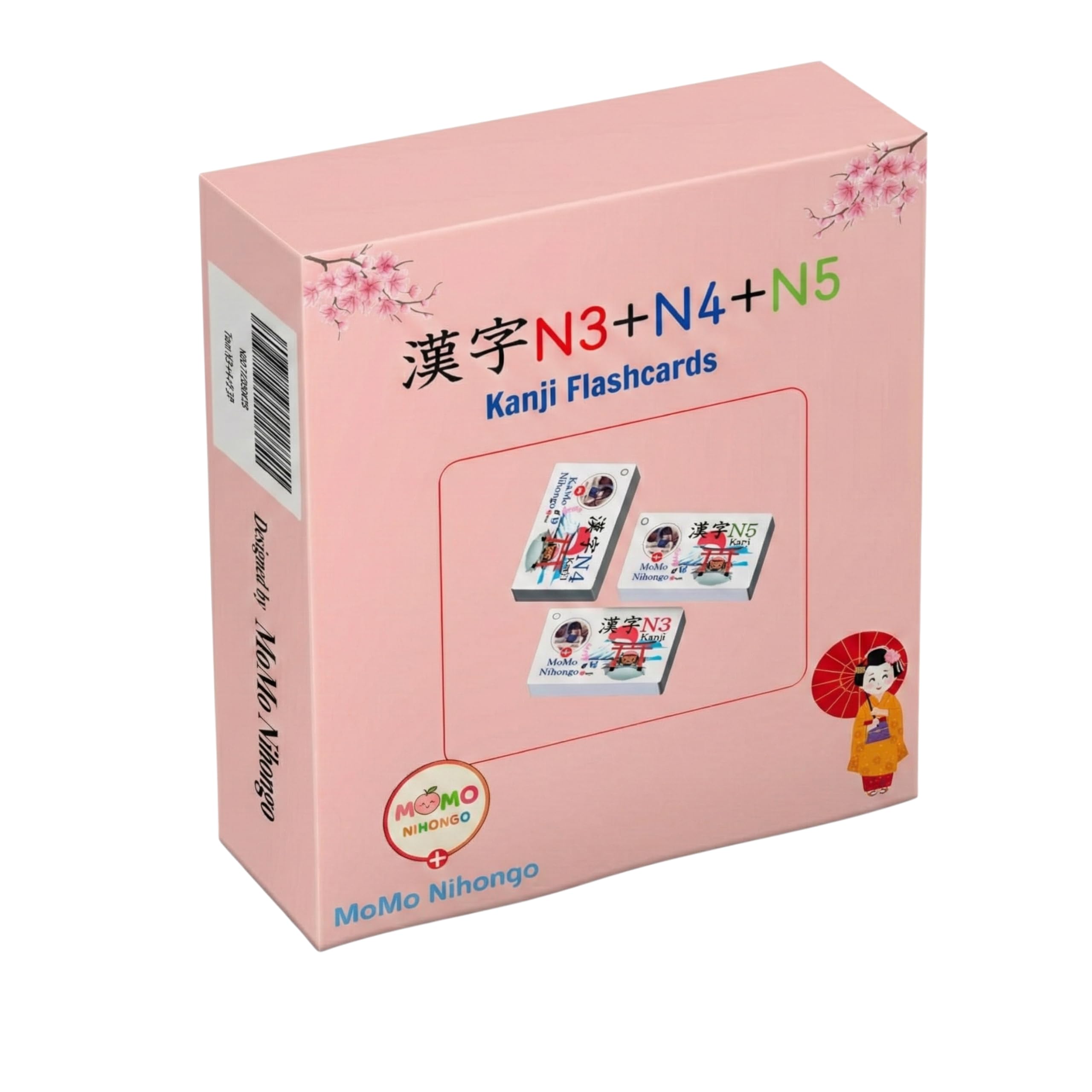 JLPT N3,N4,N5 漢字 Workbook & Flashcards JLPT N4 and N5 Kanji Flash Cards: Learn Japanese Kanji with Cut